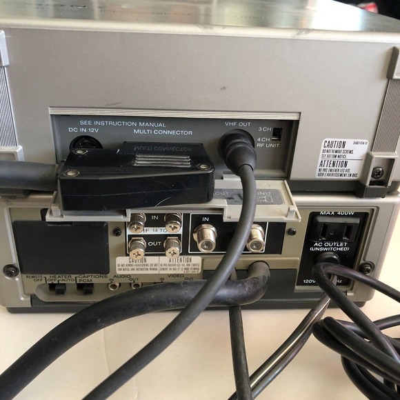 Vintage Sony Portable Betamax Videocassette-Recorder SL-2000 TT-2000 Timer Tuner - Picture 6 of 8